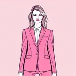 dark-pink blazer image